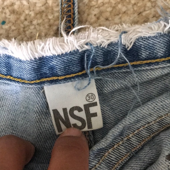 NSF DENIM SHORTS - Picture 3 of 4